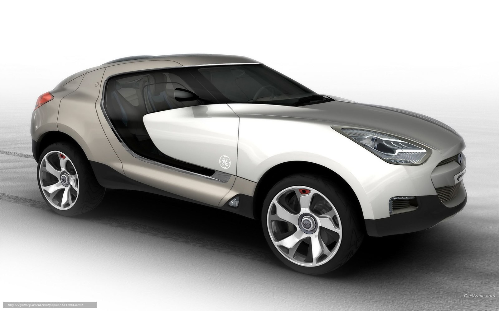 concept car with open door