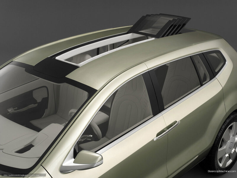 Concept car with sunroof