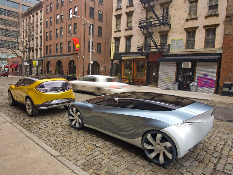 Concept Cars on Street