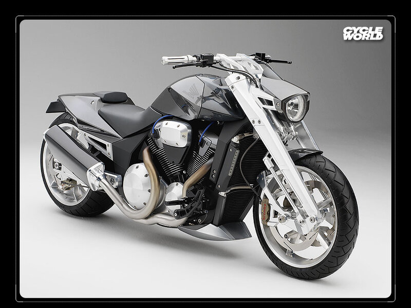 Concept Motorcycle — Gray, Neutral