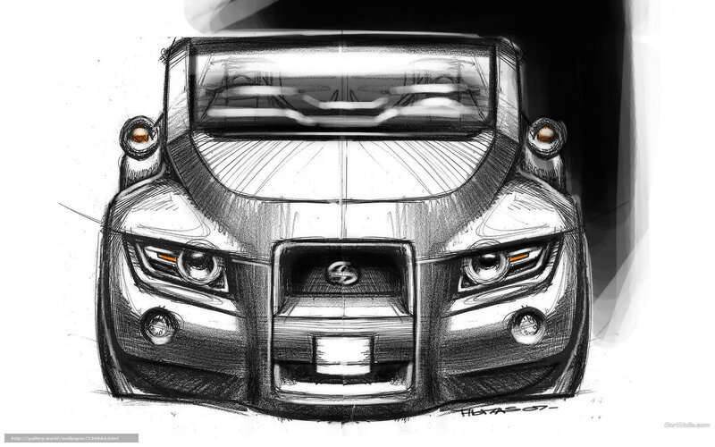 concept sketch of a car
