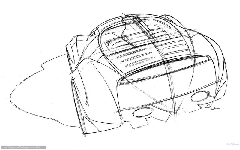 concept sketch of sports car