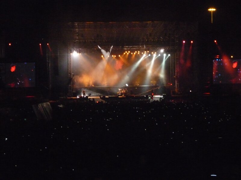 Concert Stage at Night — Black, Dark