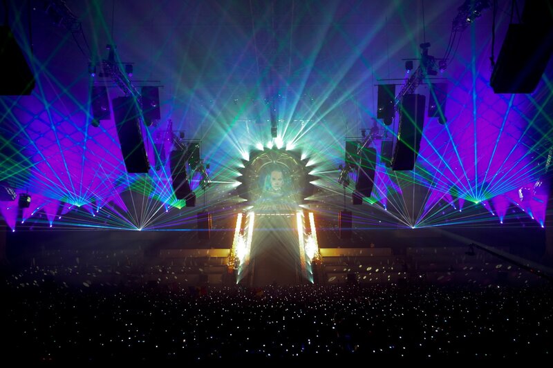Concert Stage with Laser Show