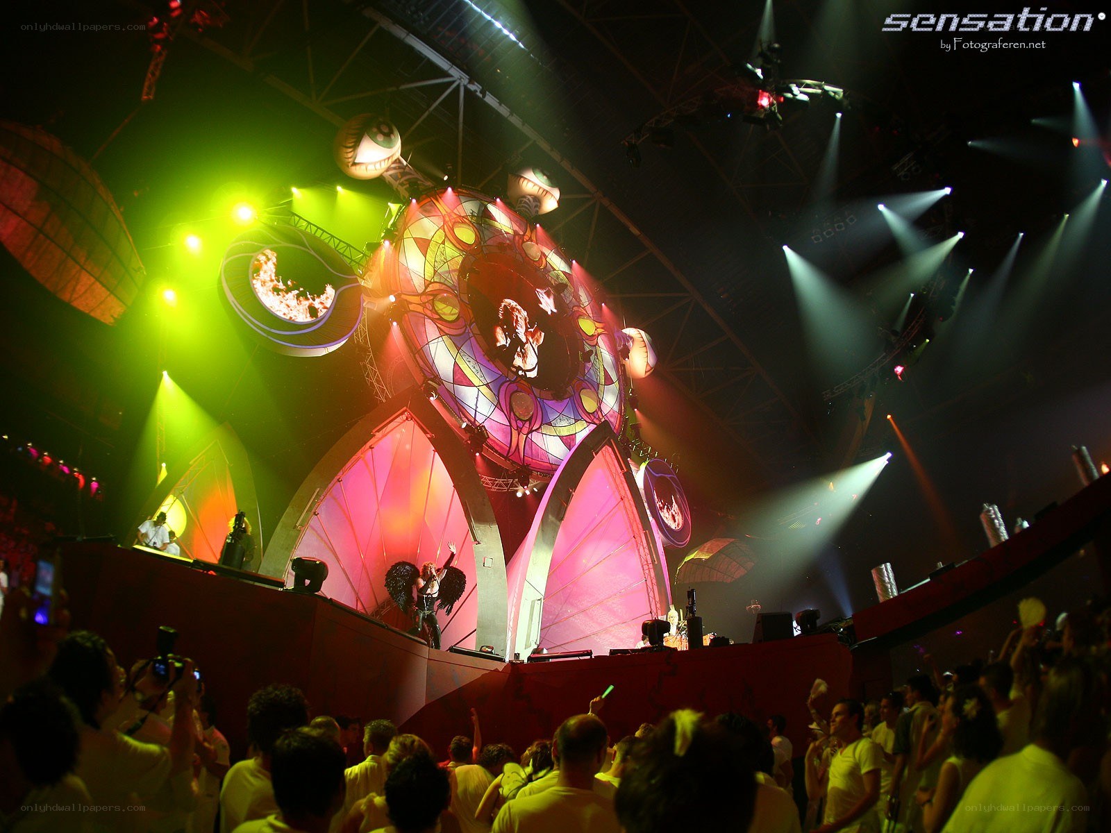 Concert with large stage design