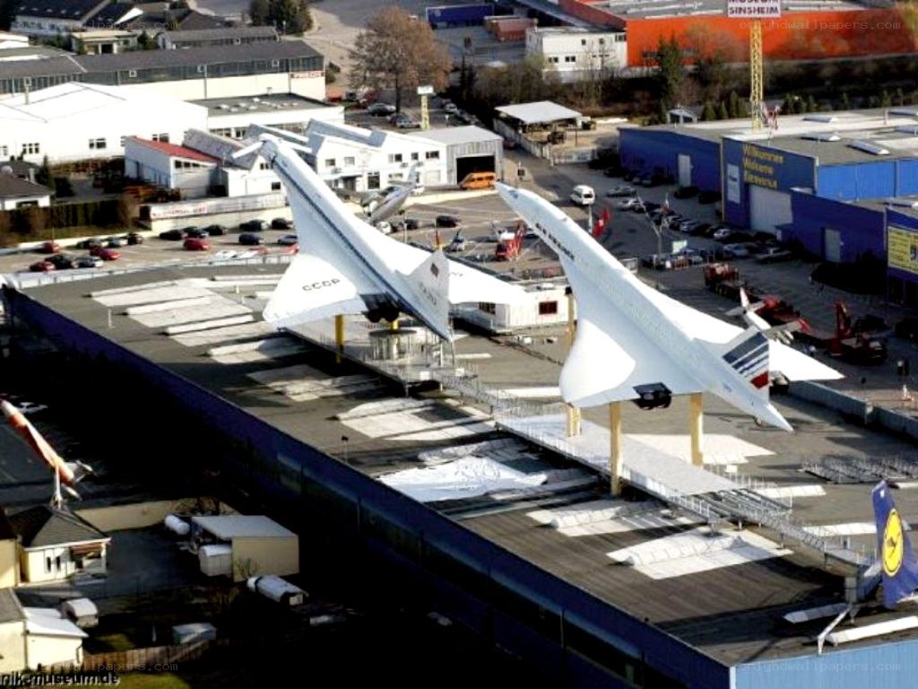 Concorde aircraft on display