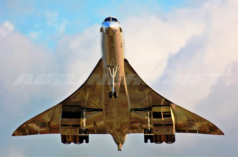 Concorde Aircraft — Silver