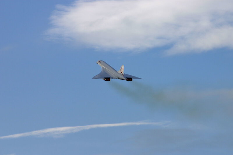 Concorde Airplane in Flight