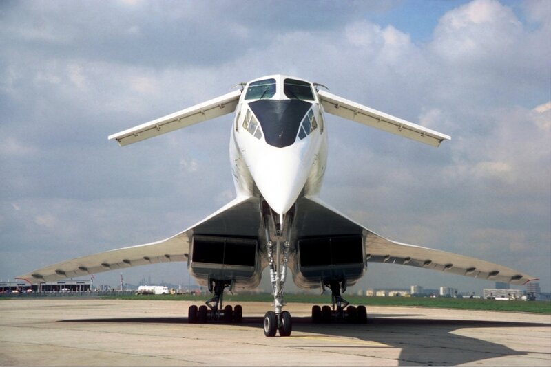 Concorde Airplane — White