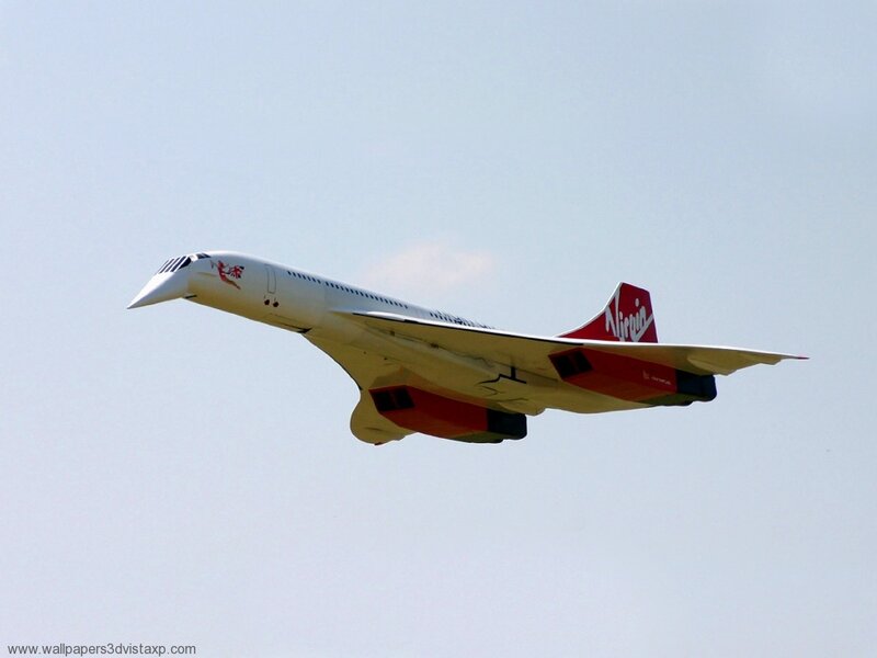 Concorde in flight