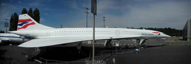 Concorde on display at museum