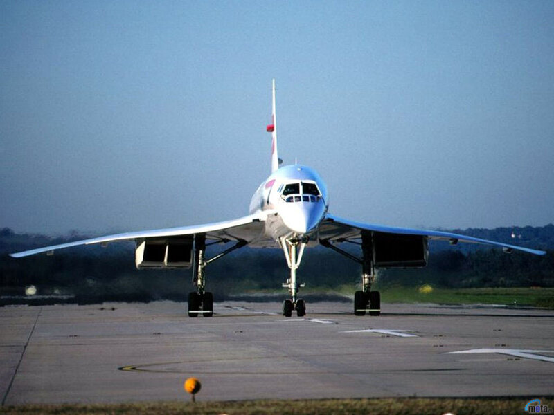 Concorde on the runway