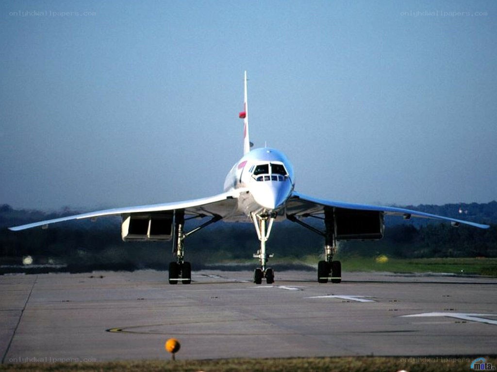 Concorde on the runway