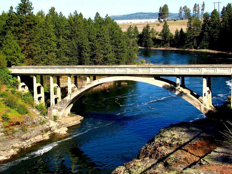 Concrete Arch Bridge — Blue