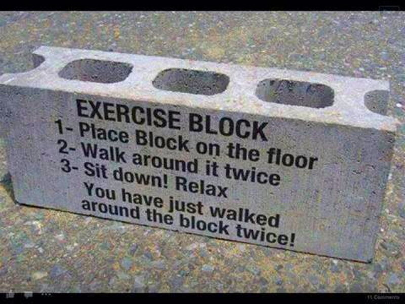 Concrete Block with Text