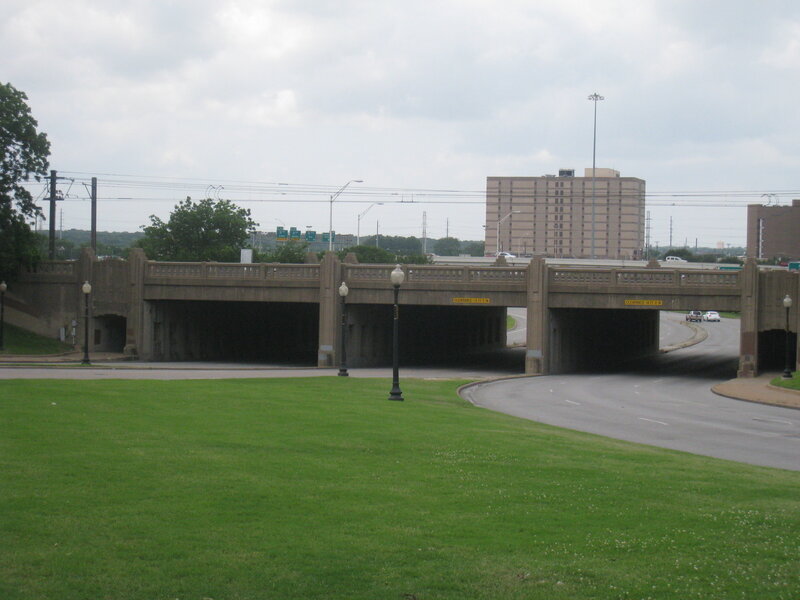 Concrete Bridge over Road