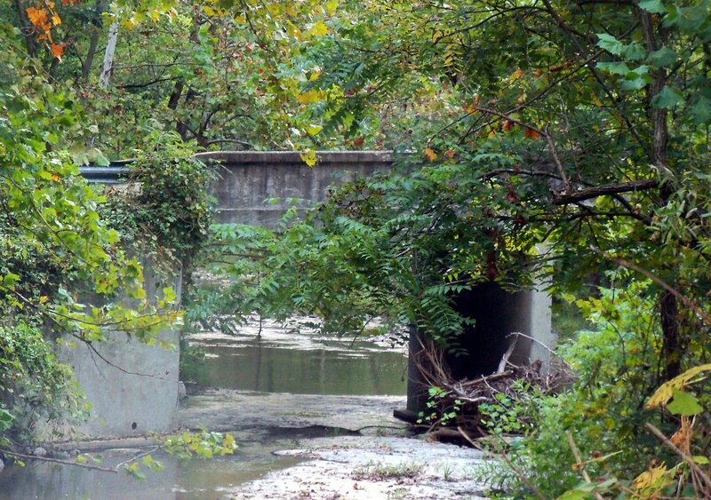 Concrete Bridge over Stream