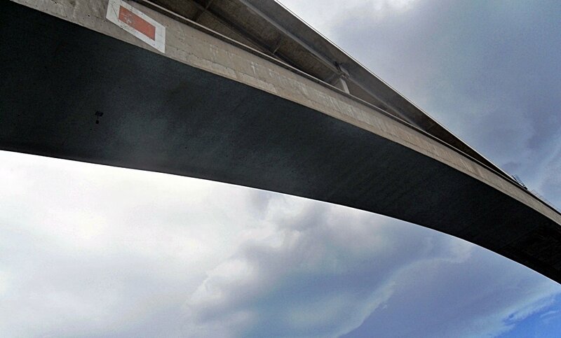 Concrete Bridge Underpass — Gray