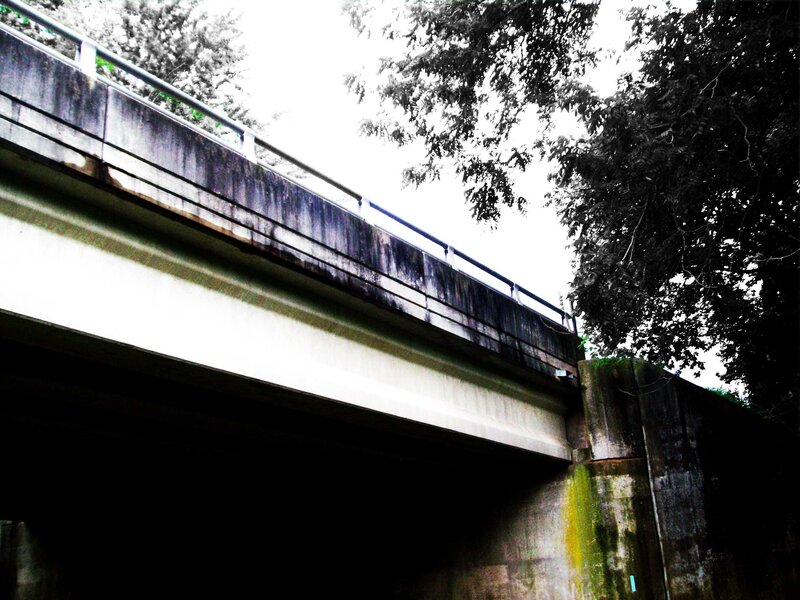 concrete bridge underpass