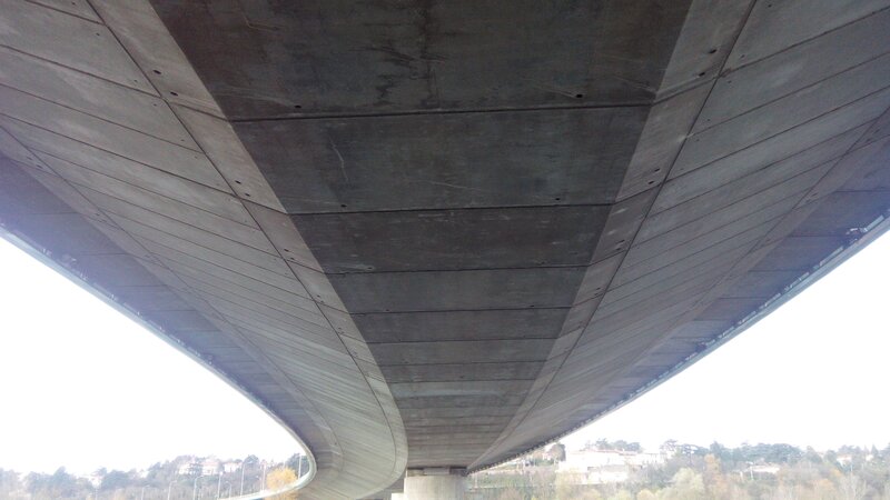 Concrete Bridge Underside — Gray