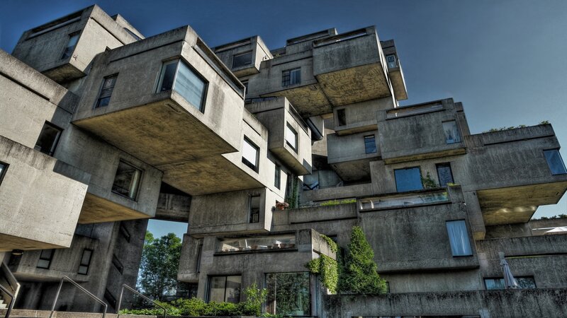 Concrete Building Complex