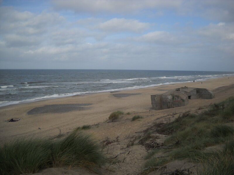 Concrete Bunker on Beach