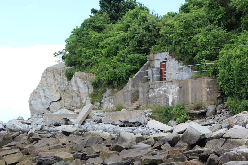 Concrete Bunker on Cliff