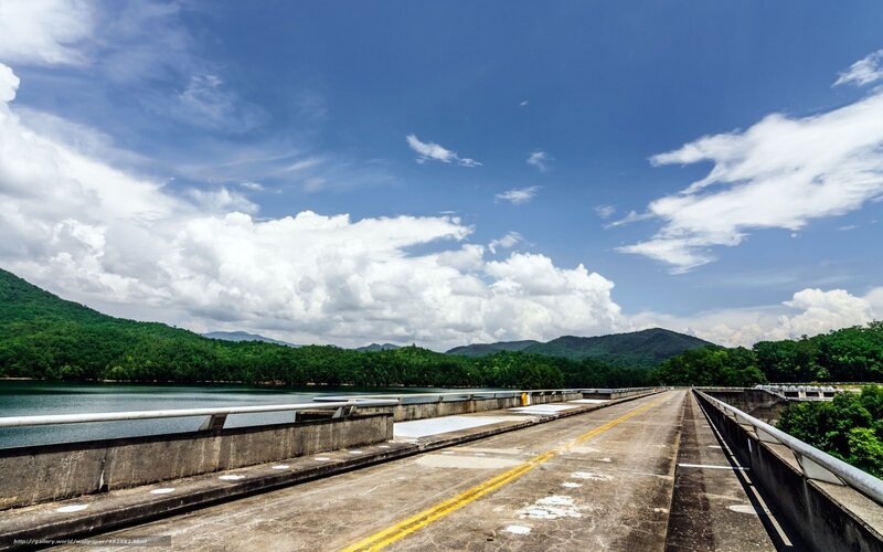 Concrete Dam Road