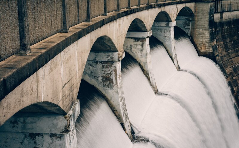 Concrete Dam Spillway