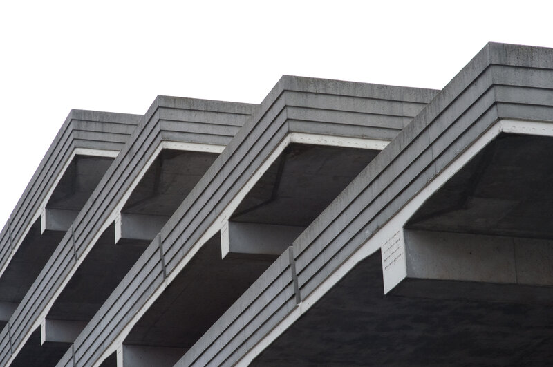 Concrete parking structure architecture