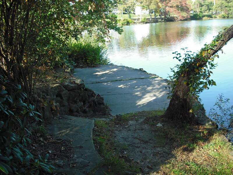 Concrete Path to Lake