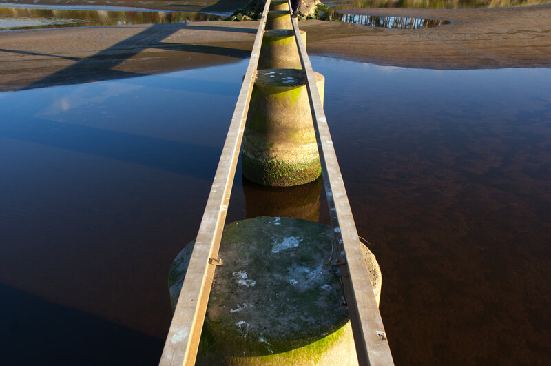 Concrete Pillars in Water