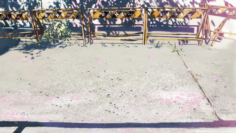 Concrete Sidewalk with Barriers
