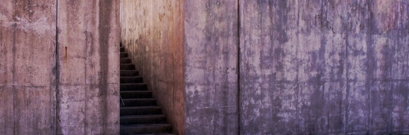 Concrete Staircase in Tunnel