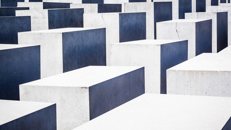 Concrete Stelae in Memorial