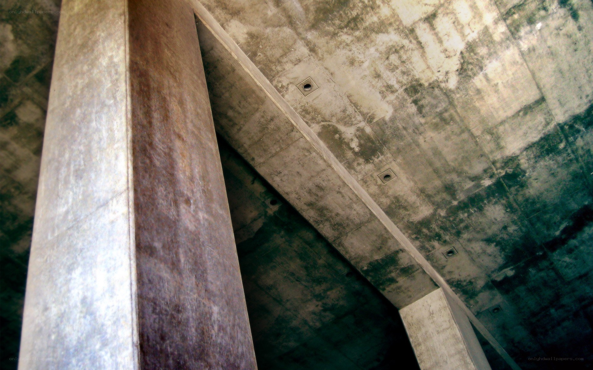 concrete structure underpass