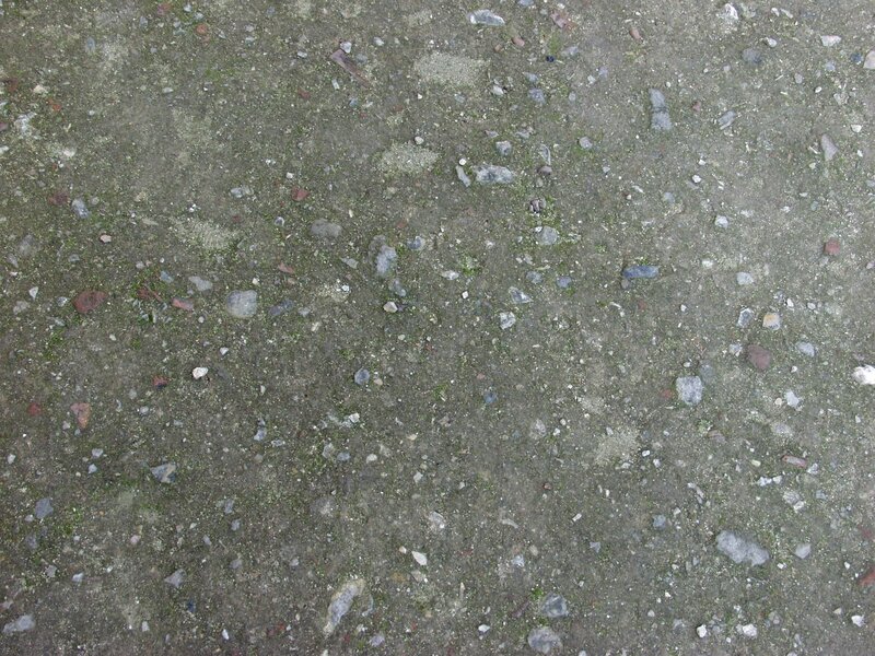 concrete surface with gravel