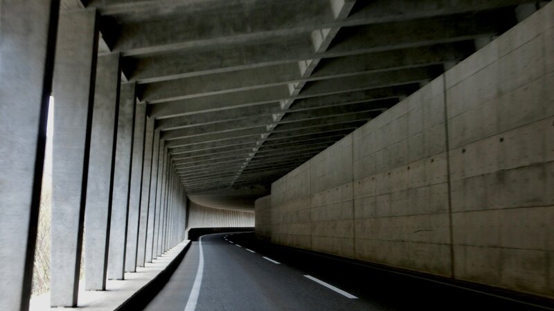 Concrete Tunnel Underpass