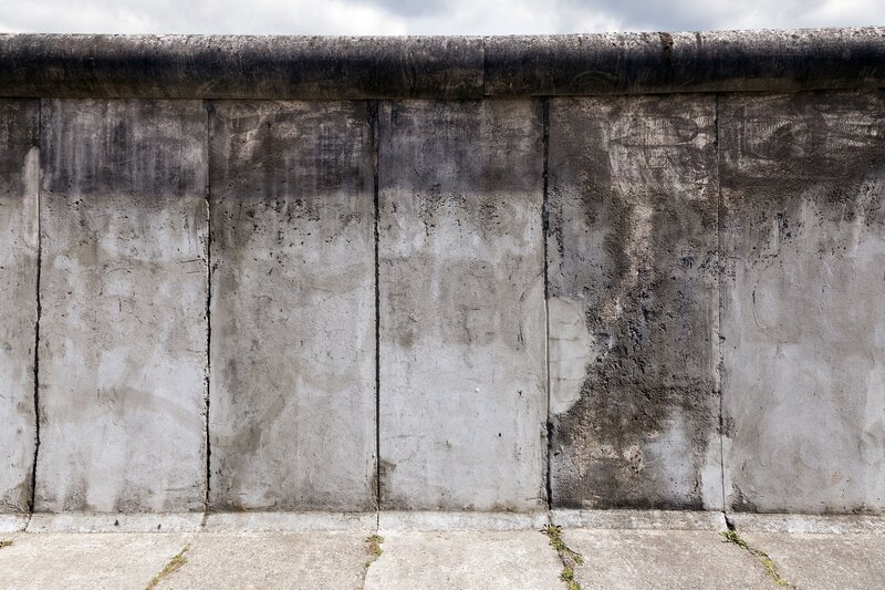 Concrete Wall with Cracks