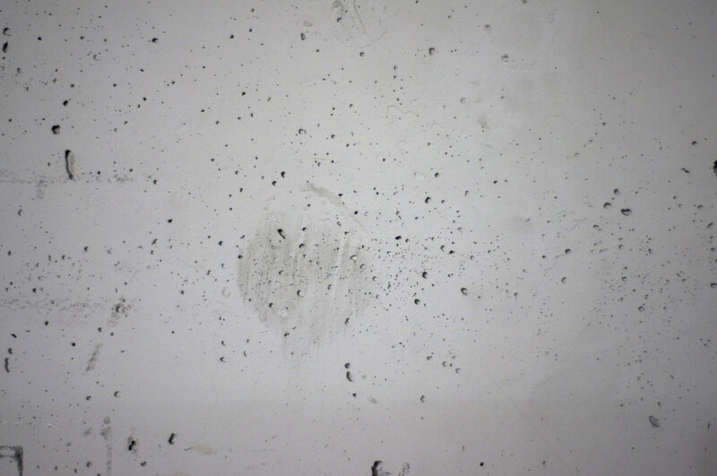 concrete wall with speckles
