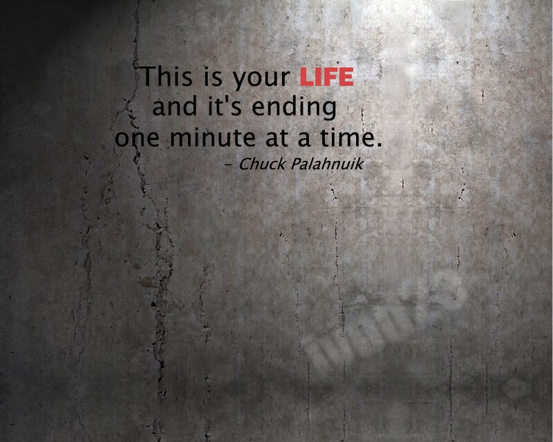 Concrete Wall with Text — Gray