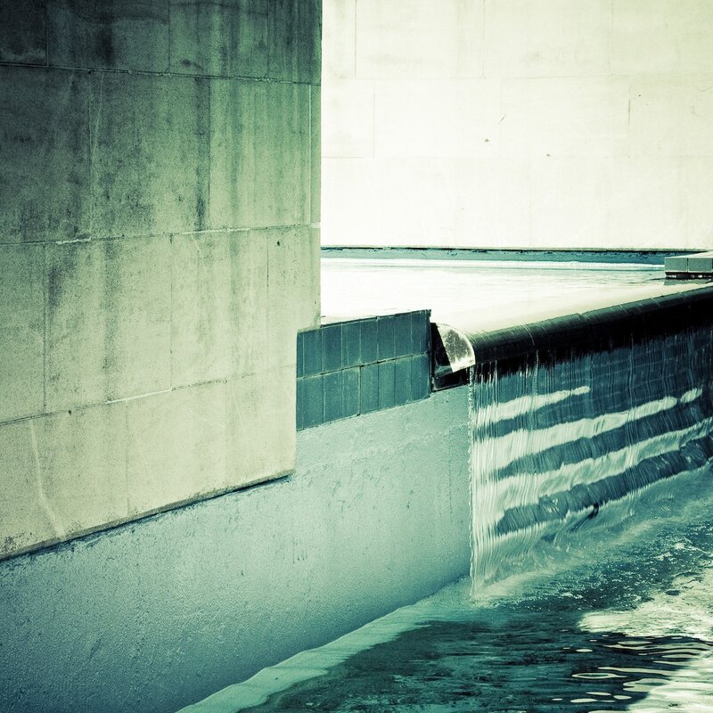 Concrete water feature