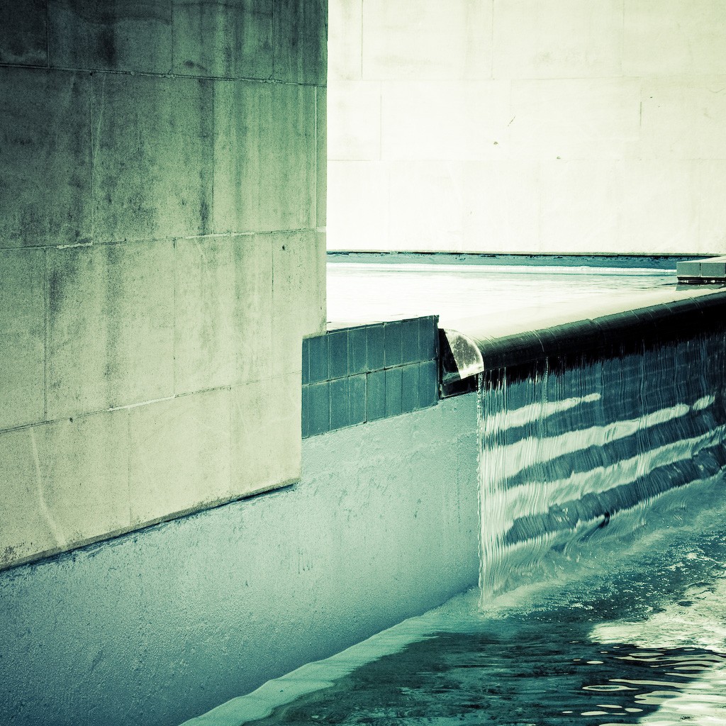 Concrete water feature