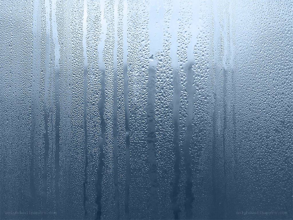 condensation on a glass surface