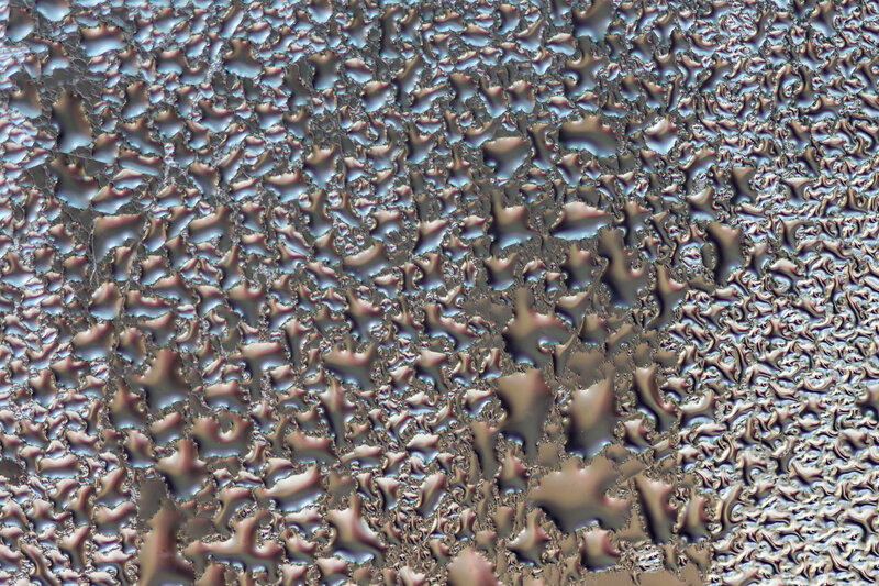 Condensation on Glass — Gray, Textured