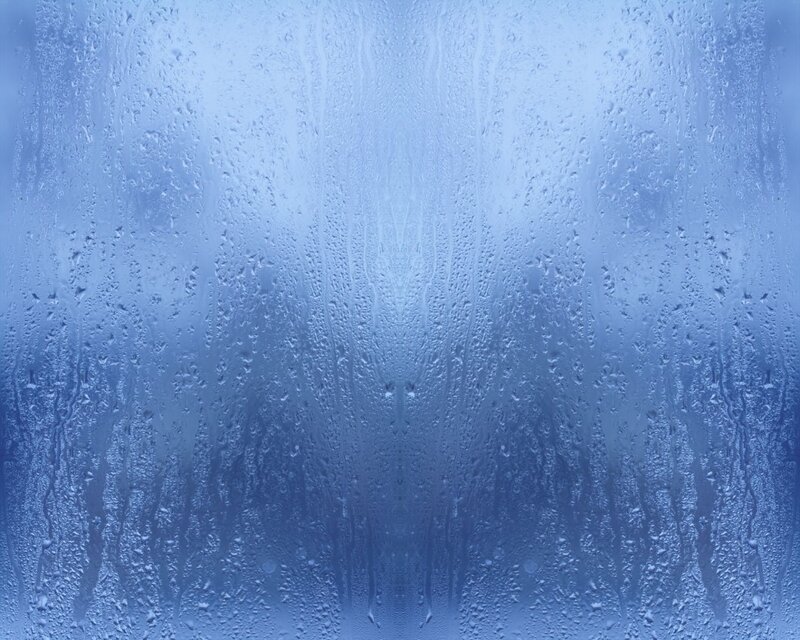 condensation on glass surface