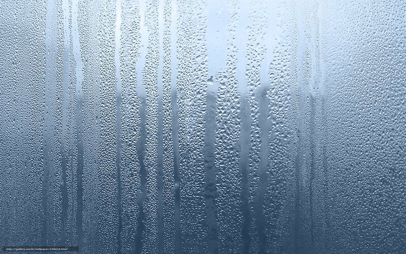 condensation on glass surface