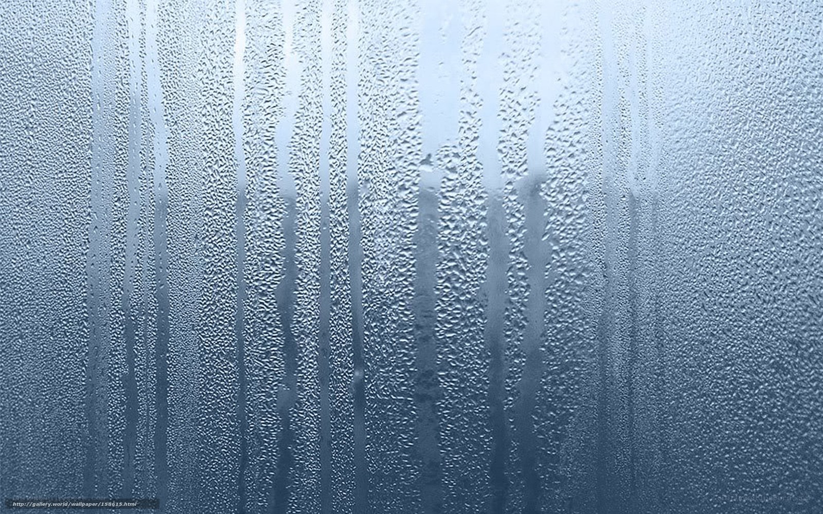 condensation on glass surface