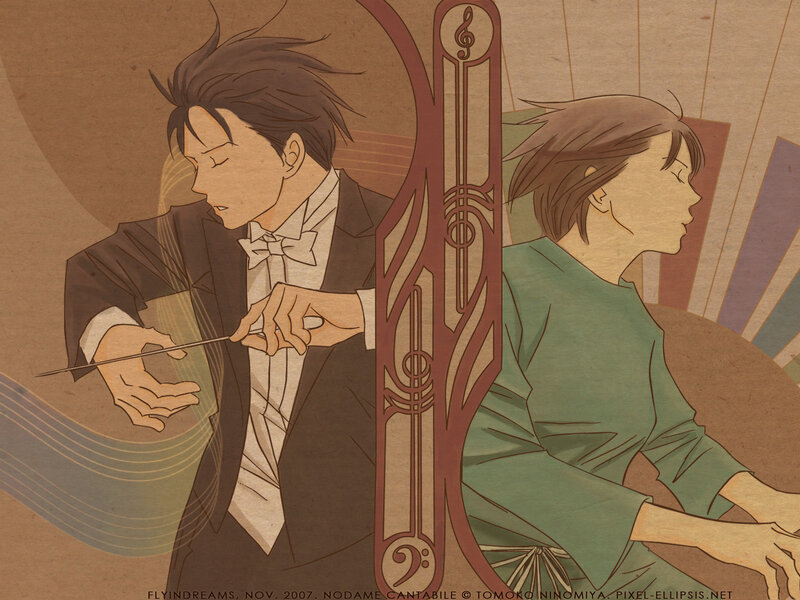 Conductor and pianist in performance
