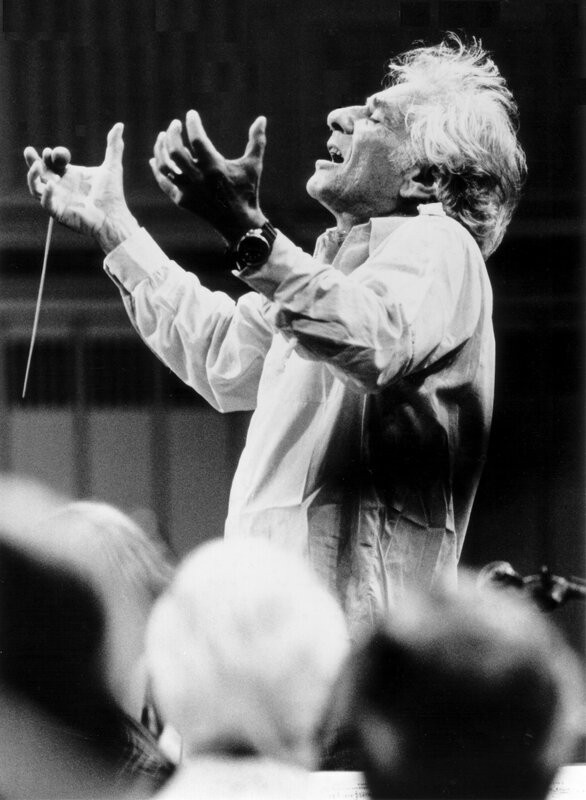 Conductor Conducting Orchestra — Black, Dramatic, Photograph, Conductor's Baton